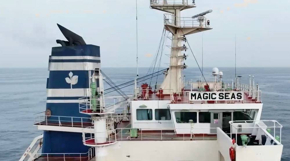 "Magic Seas" adlı gemiye yapılan saldırı ve batış görüntüleri 4