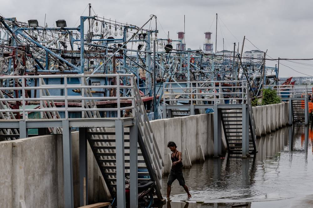 Limana binlerce balıkçı teknesi yanaştı 17