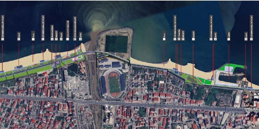 Akçaabat Sahilinde Büyük Değişim Başlıyor