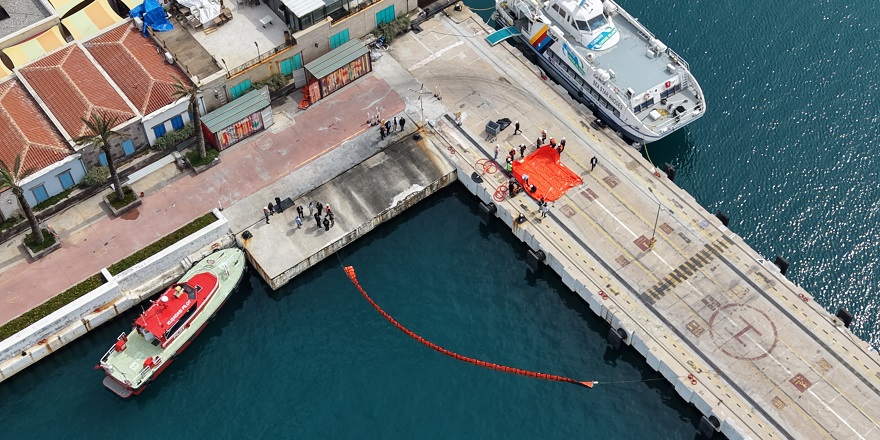 Kuşadası’nda Kimyasal Sızıntı Tatbikatı