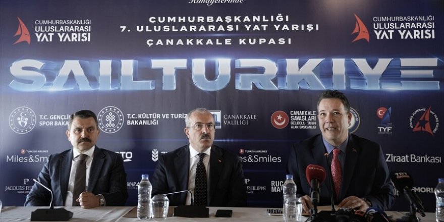 Cumhurbaşkanlığı Uluslararası Yat Yarışları Çanakkale Kupası'nın Basın Lansmanı Yapıldı