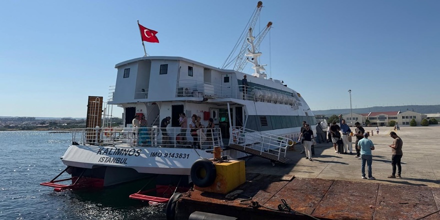 Çanakkale-Limni Deniz Hattında İlk Resmî Sefer Gerçekleştirildi