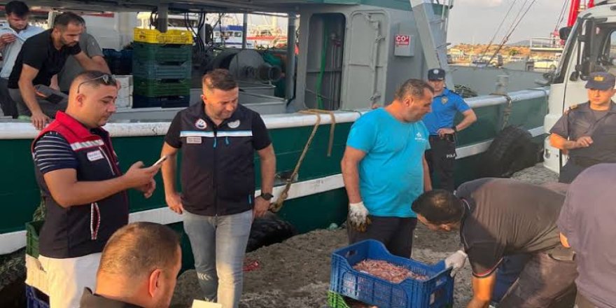 Enez'de Trol Teknelerine Su Ürünleri Denetimi