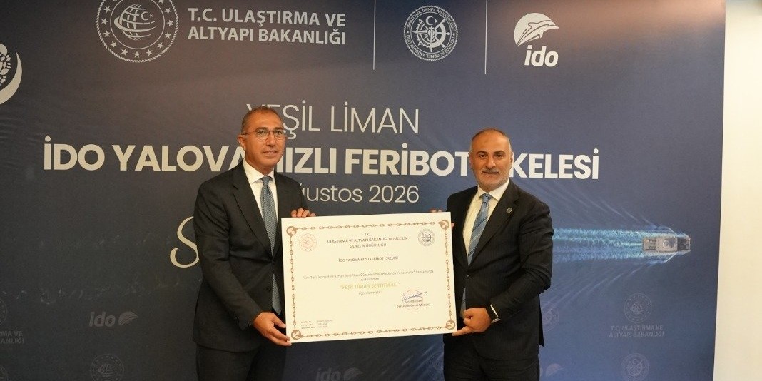 İDO üçüncü Yeşil Liman Sertifikasına Hak Kazandı