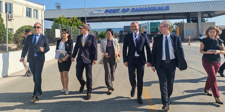 Çin Başkonsolosluğu Heyeti Port of Çanakkale’yi Ziyaret Etti
