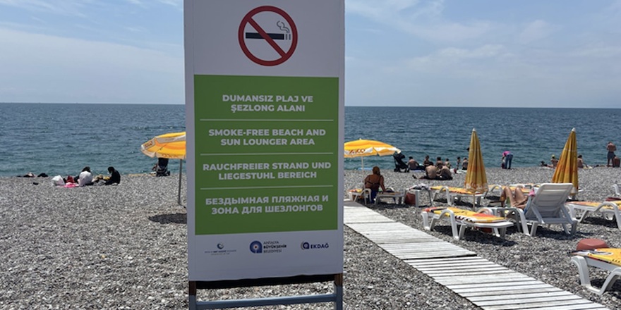 Dumansız Plajlarla Antalya Sahillerinde Temizlik Seferberliği