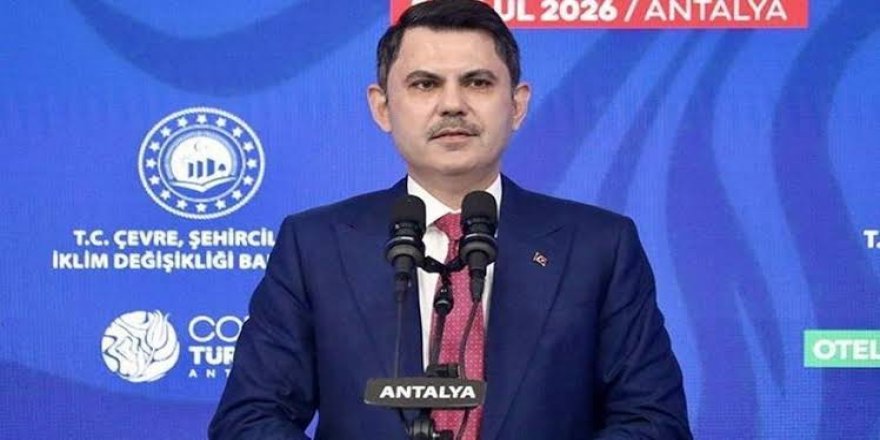 Bakan Kurum'dan Akdeniz'deki Çevre Koruma Faaliyetlerine İlişkin Paylaşım