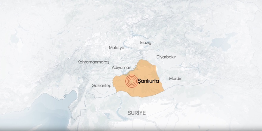 Şanlıurfa'da Deprem!