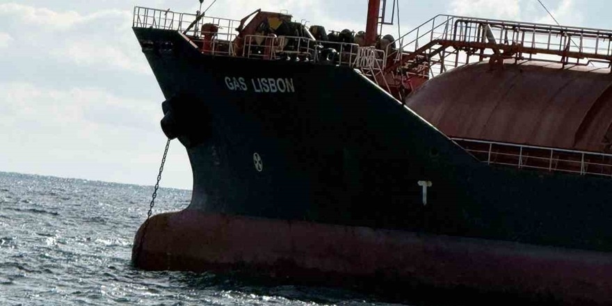 Hasarlı LPG Tankeri İstanbul Açıklarında