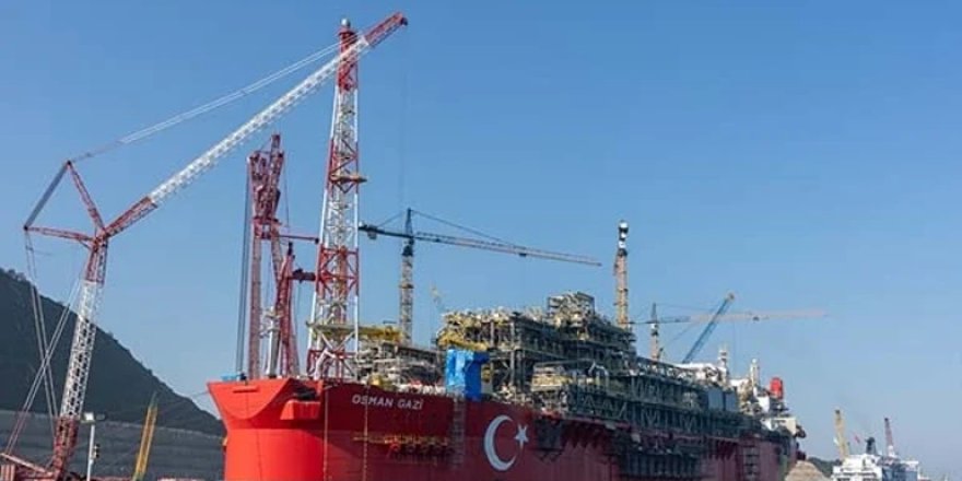 Osman Gazi Yüzer Üretim Platformu Uğurlama Töreni'ne Videolu Mesaj