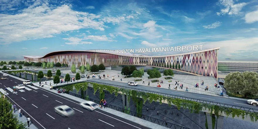Trabzon'da Deniz Üzerine Yeni Havalimanı İçin Çalışmalar Başladı