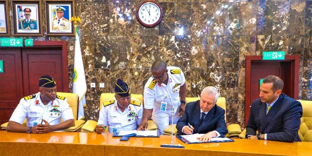 Nijerya Deniz Kuvvetleri ile Dearsan Tersanesi arasında imzalar atıldı