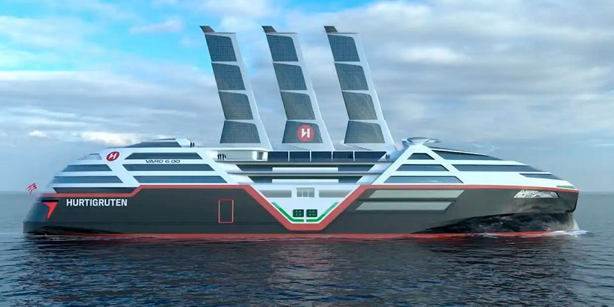 Hurtigruten, sıfır emisyonlu gemi planlarını açıkladı