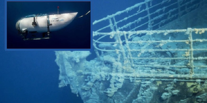 Titanik enkazını ziyaret eden denizaltıyı arama çalışmaları sürüyor