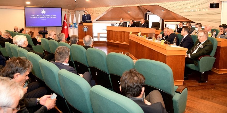 İMEAK Deniz Ticaret Odası Şubat Ayı Meclis Toplantısı Yapıldı