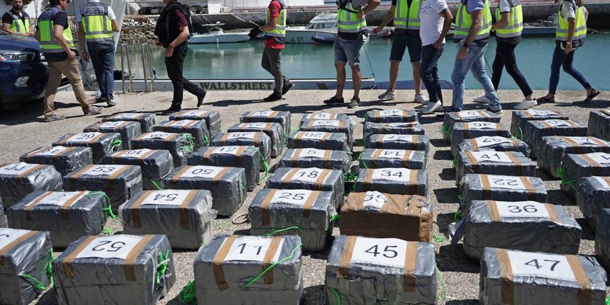 Muz konteynerlerinin içinde 9 ton 436 kilogram kokain bulundu