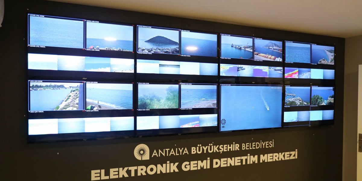 Antalya'nın kıyıları gemi atıklarına karşı 7/24 kameralarla izleniyor