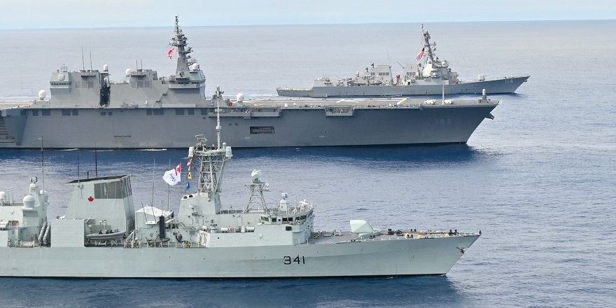 ABD ve Kanada savaş gemileri, Tayvan Boğazı'ndan geçti