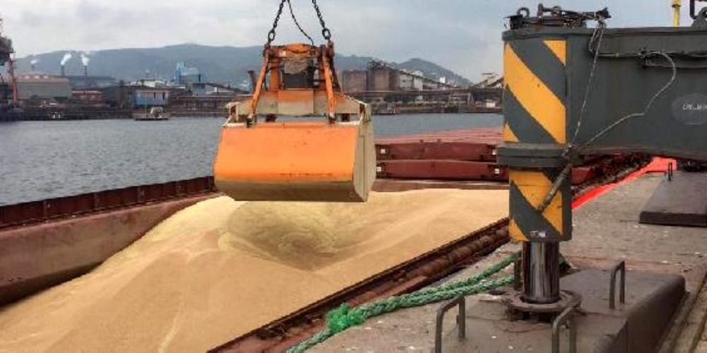 Tekirdağ'da kuru yük gemisinden çalınan 84 ton ekmeklik buğday ele geçirildi