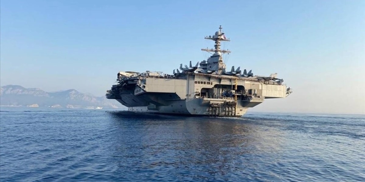 ABD uçak gemisi destek amaçlı Doğu Akdeniz'e gidiyor