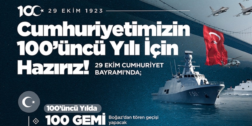 MSB'den 29 Ekim'de İstanbul Boğazı'nda düzenlenecek törene davet
