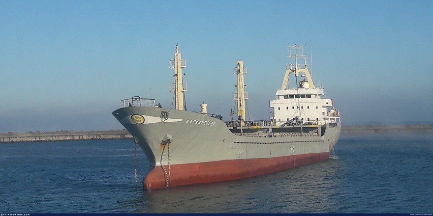 İletişimin kesildiği 'Kafkametler' adlı gemi battı: 12 denizci kayıp