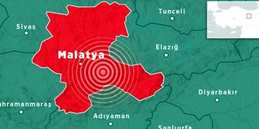 Malatya'da 4,3 büyüklüğünde deprem
