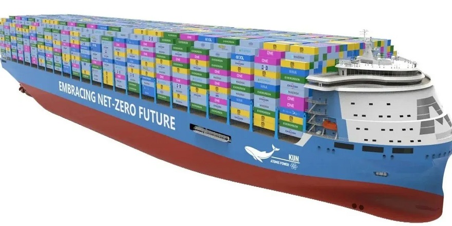 Çin, dünyanın en büyük nükleer konteyner gemisini inşa etmeyi planlıyor