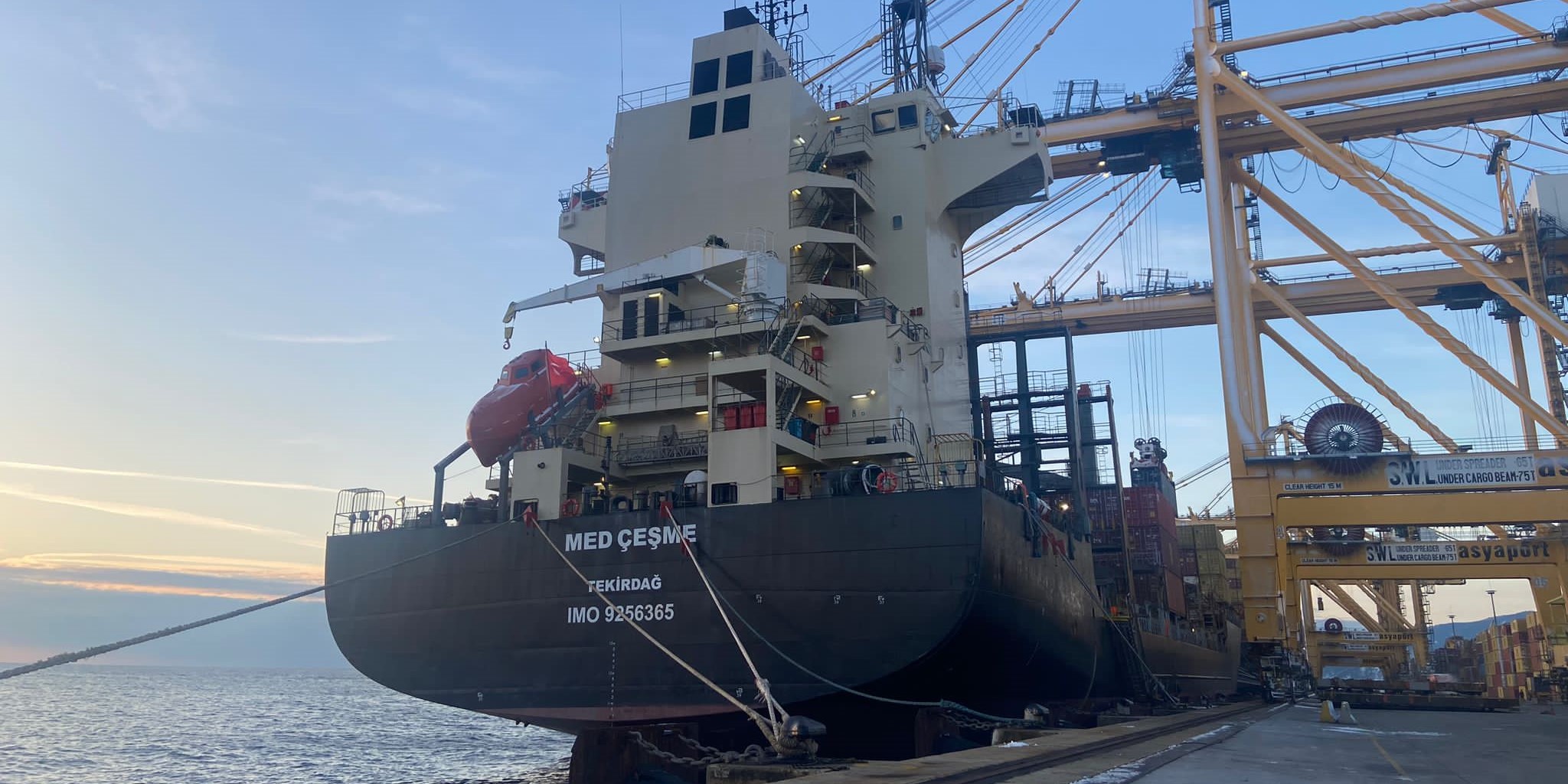 MED ÇEŞME, isimli gemi TUGS'a kaydedildi