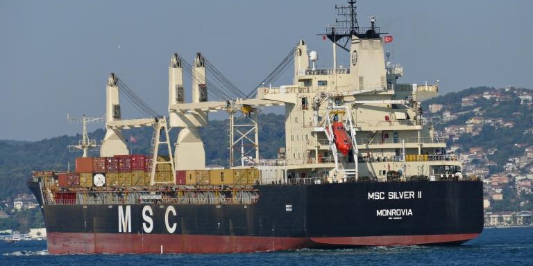 Yemen Deniz Kuvvetleri  'MSC SILVER' adlı gemiyi hedef aldı