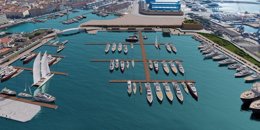 D-Marin, Livorno Marinasının İnşaatına Başlıyor