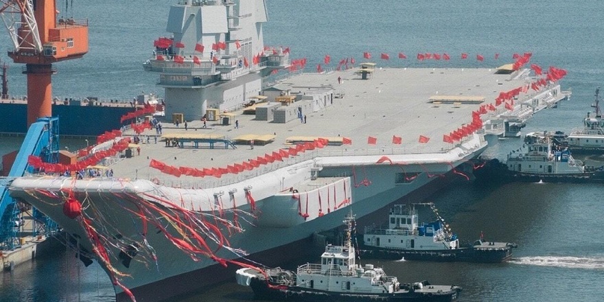 Çin'in yeni uçak gemisi Fucien ilk deniz testlerine hazırlanıyor