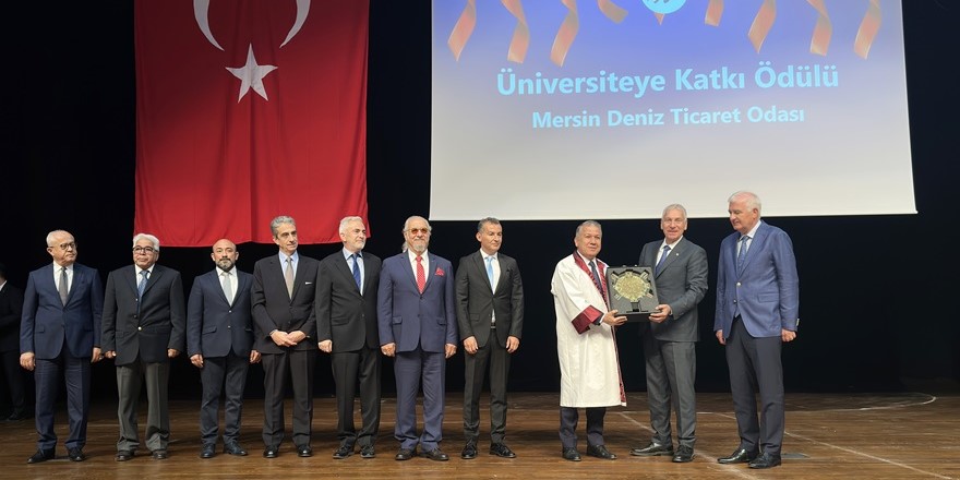 Mersin DTO, Mersin Üniversitesi’ne Katkılarından Dolayı Ödüllendirildi