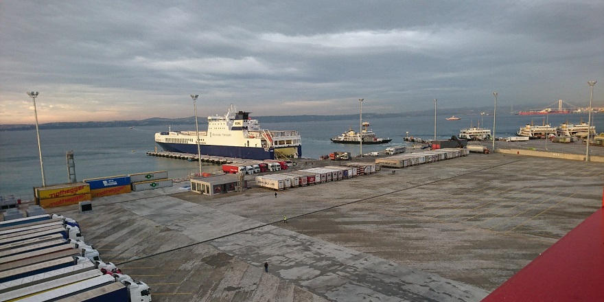 Yalova'dan Avrupa'ya Ro-Ro gemisi seferlerinde hareketlilik yaşanıyor