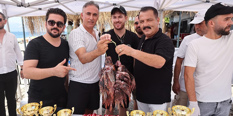 "Aslan Balığı Avlama Yarışması" düzenlendi