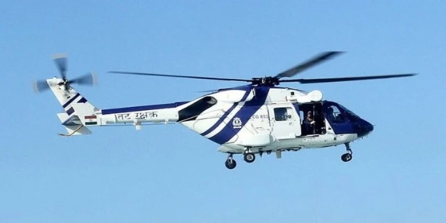 Hindistan Sahil Güvenlik helikopteri kayboldu