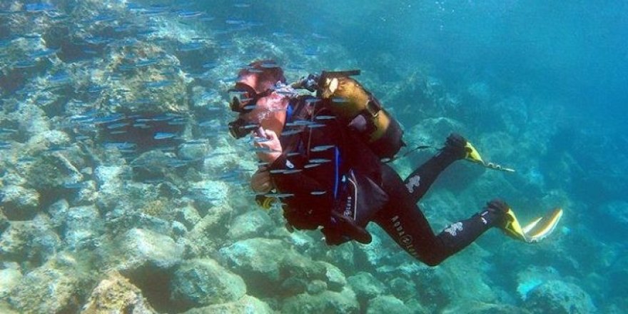 Dalgıçlar Saros Körfezi'nde batık gemiyi görüntüledi