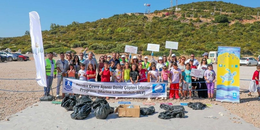 Bodrum'da deniz çöpü izleme programının dördüncüsü yapıldı