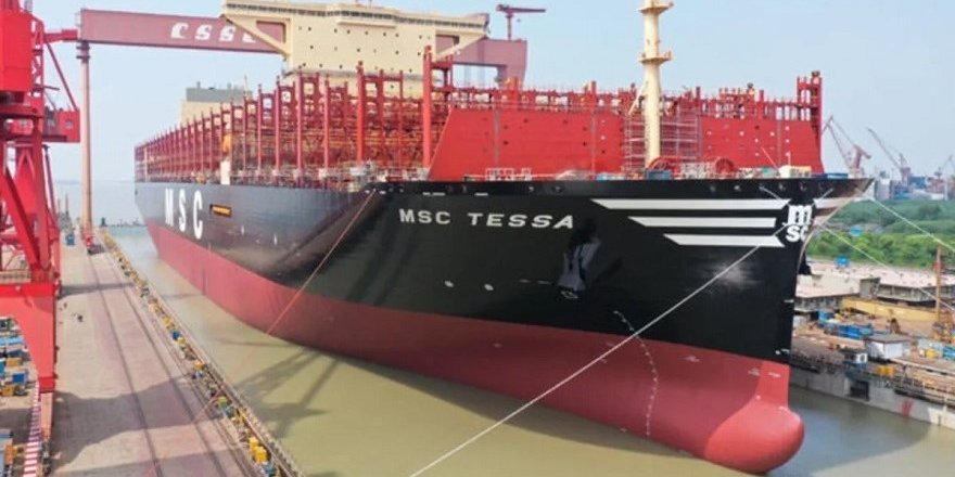 “MSC Tessa” Shanghai’da teslim edildi