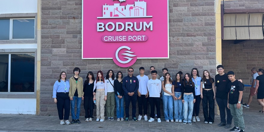 Bodrum Cruise Port’tan gençlere denizcilik ve çevre eğitimi