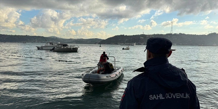 Sarıyer'de denizde kaybolan 2 kişiyi arama çalışmaları sürüyor