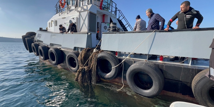 Çanakkale'de 500 bin metrekare alan, hayalet ağlardan temizlendi