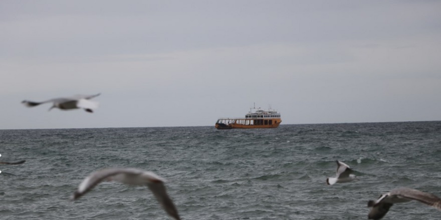 Tekirdağ'da deniz ulaşımına poyraz engeli