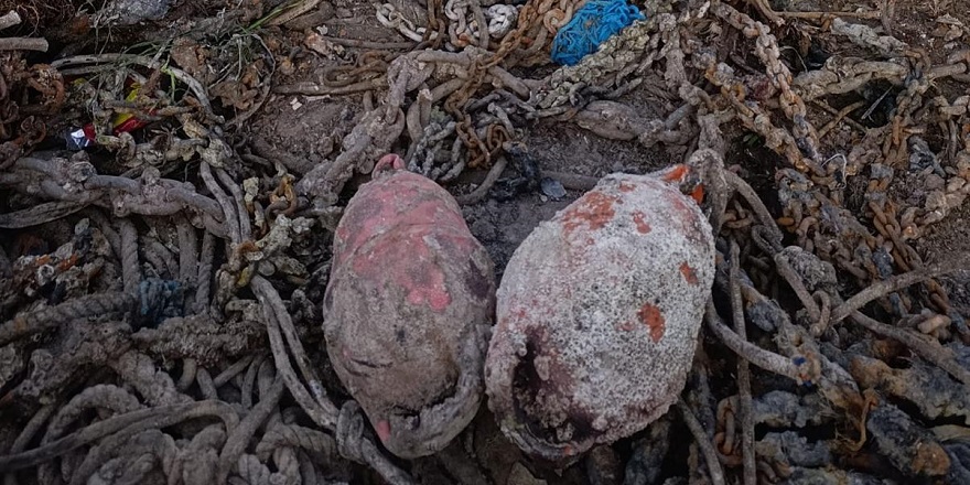 Bodrum'da deniz dibinden 45 ton atık toplandı