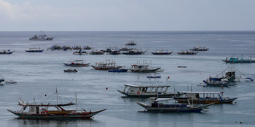 Filipinler'de deniz yetki alanı protestosu