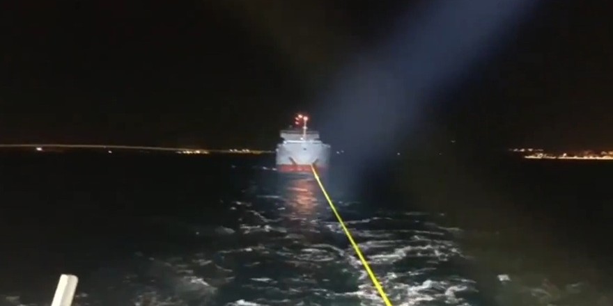 "Spanaco Progress" adlı gemi güvenli bölgeye demirletildi