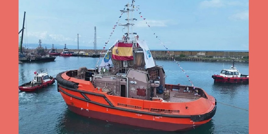 Med Marine,  yüksek performanslı yeni bir römorkör inşa ederek suya indirdi