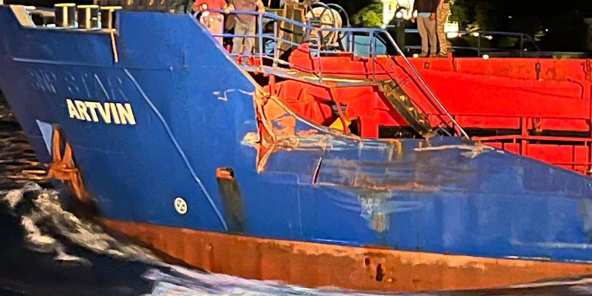 Çatışan tekne ile geminin kaptanları ve 1 şüpheli hakkında adli kontrol kararı