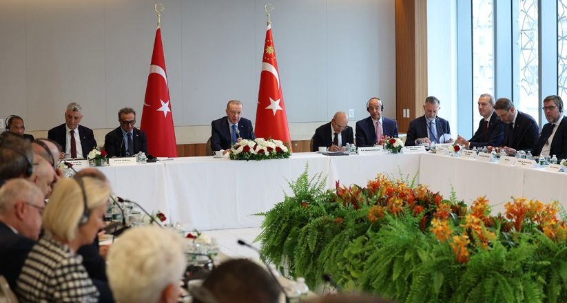 Tamer Kıran, Türkiye-ABD İş Konseyi Üyeleri ve ABD'li Üst Düzey Şirket Yöneticileriyle yapılan toplantıya katıldı