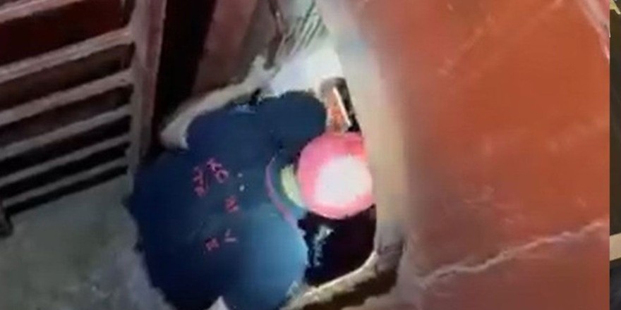 Geminin ambarına düşen işçi yaralandı!